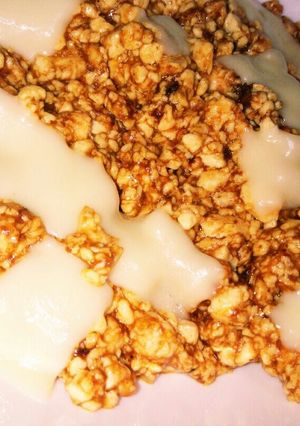 材料2つヘルシー豆腐カレ−そぼろ-レシピのメイン写真