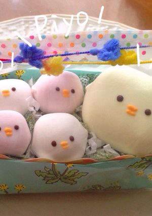 簡単プレゼント.マシュマロぴよこ-レシピのメイン写真