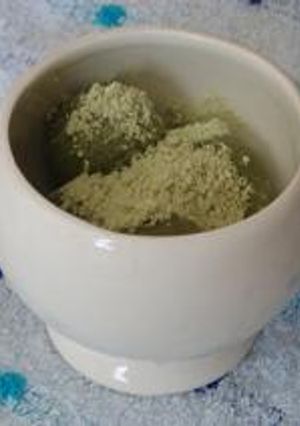 とってもヘルシーな　豆腐の抹茶白玉♪-レシピのメイン写真