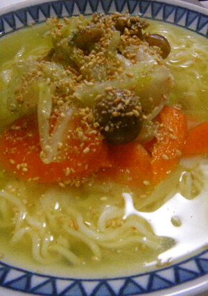 野菜たっぷり塩ラーメン-レシピのメイン写真