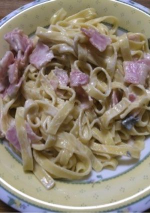 クリームパスタ-レシピのメイン写真