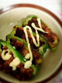 納豆好きのための♪納豆詰め焼きピーマン-レシピのメイン写真