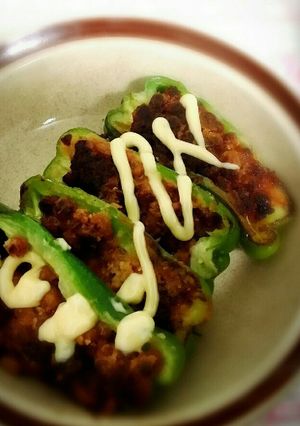 納豆好きのための♪納豆詰め焼きピーマン-レシピのメイン写真