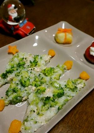 【カミカミ期】離乳食クリスマスプレート-レシピのメイン写真