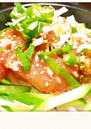 うンめ〜！まぐろの漬け丼☆-レシピのメイン写真