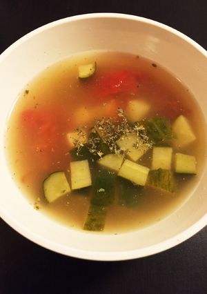 【ホエーのクセ減】野菜スープ【温•冷可】-レシピのメイン写真