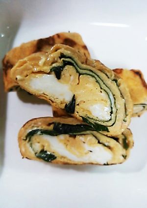 綺麗に巻ける大葉入り厚焼き卵-レシピのメイン写真