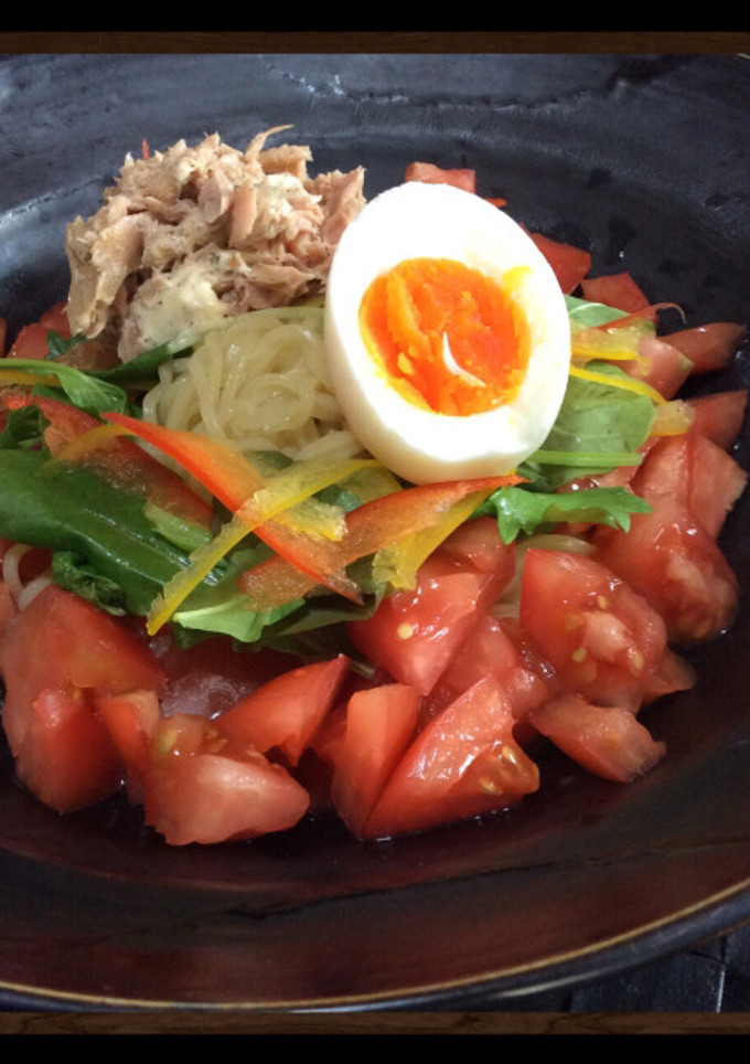 トマトの冷やし中華-レシピのメイン写真
