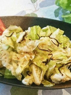 塩昆布とキャベツのシャカシャカサラダ♪-レシピのメイン写真