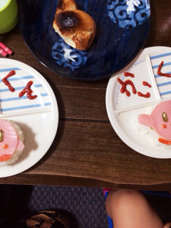 星のカービィキャラ弁-レシピのメイン写真