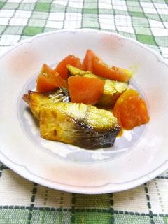塩鯖とトマトのカレー味マリネ-レシピのメイン写真