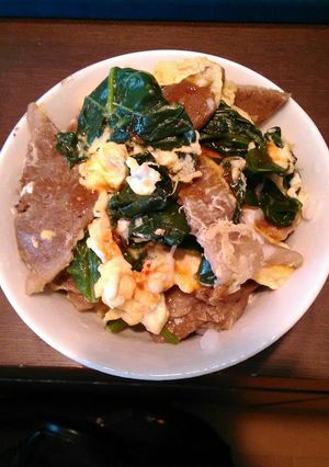 余った焼き肉のリメイク丼-レシピのメイン写真