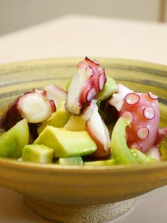 タコとアボガドのサラダ♪-レシピのメイン写真