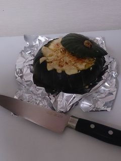 丸ごとカボチャdeグラタン-レシピのメイン写真