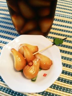 らっきょう!酢醤油漬け♪-レシピのメイン写真