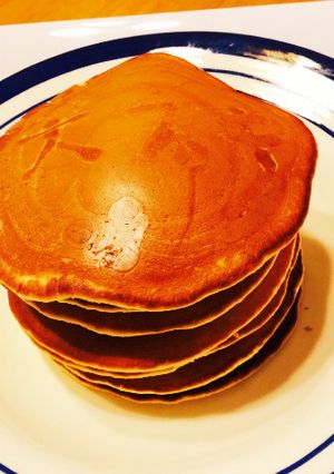 メッセージ入りホットケーキ-レシピのメイン写真