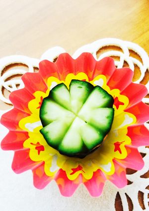 キャラ弁に！きゅうりでクローバー♪-レシピのメイン写真