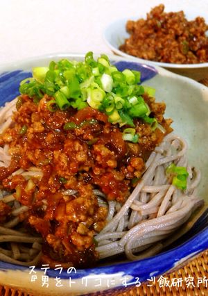 肉味噌アレンジ♪冷やし肉味噌そば-レシピのメイン写真