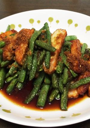 ささぎとさつま揚げの油炒り-レシピのメイン写真