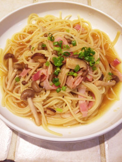 レンジで茹でる和風スパゲッティ。-レシピのメイン写真