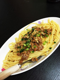 簡単納豆パスタ-レシピのメイン写真
