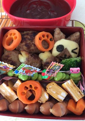 モンハンで頑張れ運動会！♪キャラ弁-レシピのメイン写真