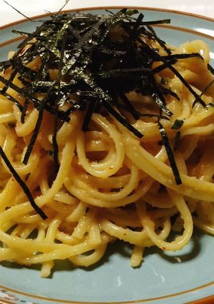 海苔佃煮と明太子のパスタ-レシピのメイン写真