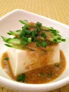 胡瓜と胡麻だれ冷奴-レシピのメイン写真
