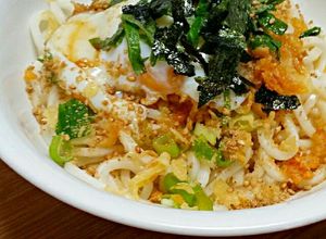 簡単すぎ！5分で出来る！ぶっかけうどん♪-レシピのメイン写真