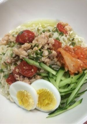 冷やしぶっかけトマト塩ラーメン-レシピのメイン写真