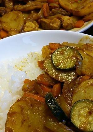 じゃがいもメインのドライカレー風？-レシピのメイン写真