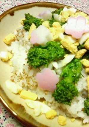 簡単＆作り易い☆早春の菜の花ちらし-レシピのメイン写真