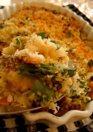 エビとアスパラの香草パン粉焼き-レシピのメイン写真