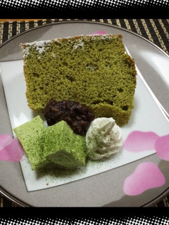ふわふわしっとり抹茶シフォンケーキ-レシピのメイン写真