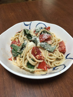 トマトと生バジルの冷製パスタ☆-レシピのメイン写真