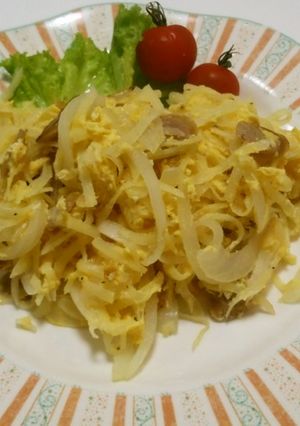 すぐできる じゃが芋のシャキシャキ炒め-レシピのメイン写真