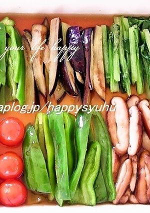めんつゆdeナスとピーマン☆焼きびたし-レシピのメイン写真