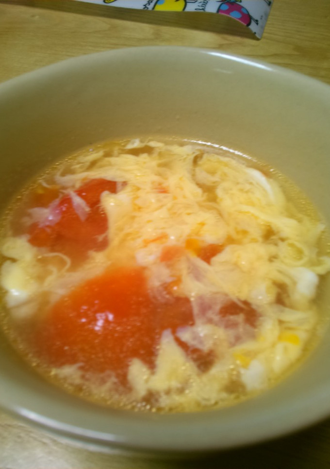 ☆トマトと卵の中華スープ-レシピのメイン写真