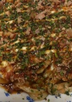 粉なしモダン焼き(うどん)-レシピのメイン写真