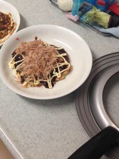 たこ焼きの粉で作る ふわトロお好み焼き!-レシピのメイン写真