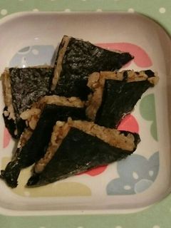 離乳食 手づかみ食 オカカおにぎらず-レシピのメイン写真