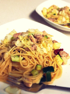 和風鶏肉ペペロンチーノ-レシピのメイン写真