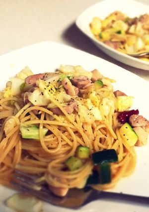 和風鶏肉ペペロンチーノ-レシピのメイン写真
