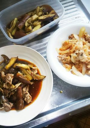 4品同時調理１５分！なすの煮浸し、豚丼他-レシピのメイン写真