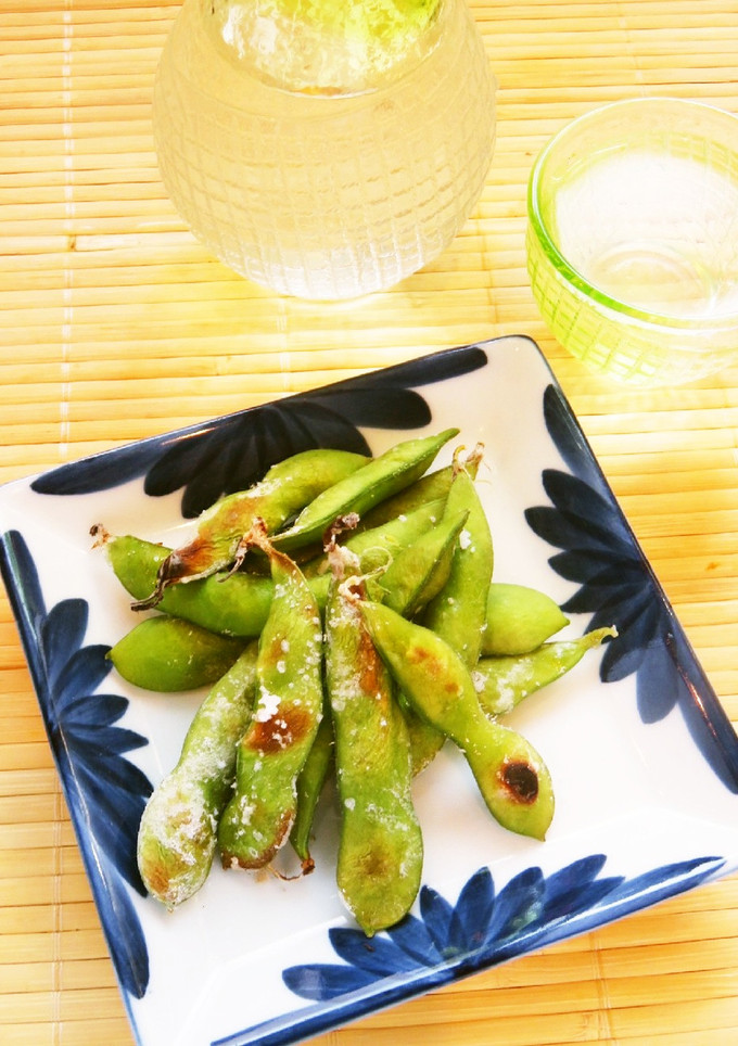 ☺夏野菜おつまみ☆簡単♪焼き枝豆☺-レシピのメイン写真