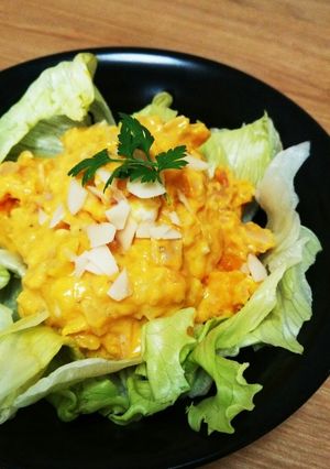 レンジでおいしいカボチャサラダ-レシピのメイン写真