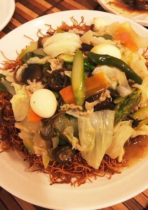 そうめん★長崎皿うどん風〜リメイクにも-レシピのメイン写真