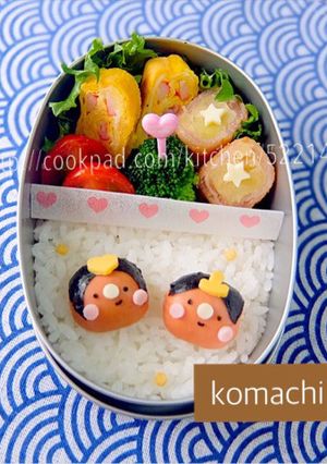 幼稚園 お弁当♡七夕 ガングロ-レシピのメイン写真
