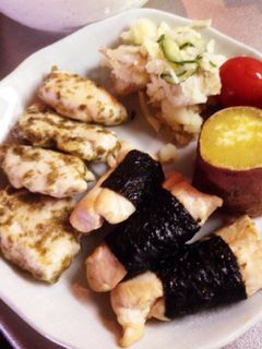 海苔風味香る♪簡単ささみの磯辺焼き2種-レシピのメイン写真