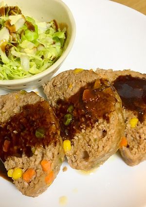 ズボラでもできる手抜き簡単ミートローフ-レシピのメイン写真